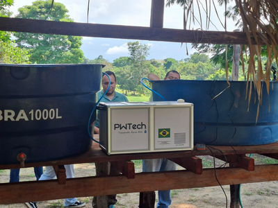 Prefeitura de Porto Velho instala sistema de água potável em Bom Jardim