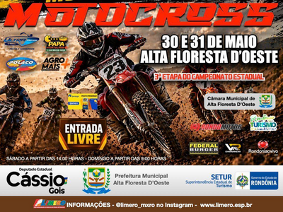 Alta Floresta D Oeste recebe 3a etapa do Motocross de Rondônia