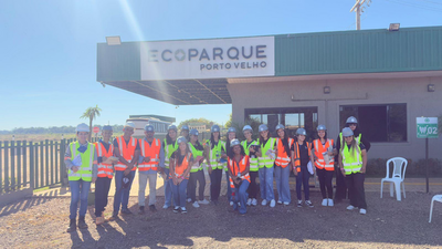 Alunos da Escola Oswaldo Cruz visitam Ecoparque Porto Velho para aprender sobre gestão de resíduos