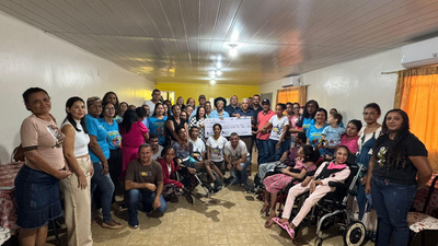 Apae Machadinho do Oeste recebe 200 mil de Sílvia Cristina