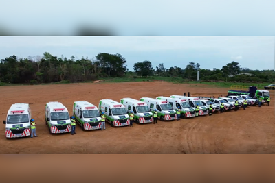 Frota de ambulâncias da Nova 364 inicia atividades em Ji-Paraná