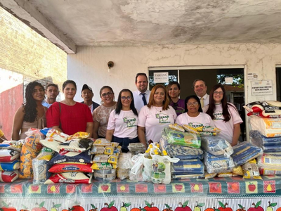 Igreja de Jesus Cristo doa 100 kg de alimentos à Casa de Apoio Acácia Amarela