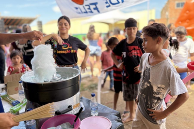 Instituto 3D realiza festa em Porto Velho em homenagem ao Dia das Crianças
