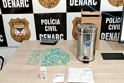 Polícia prende em Porto Velho homem por tráfico de ecstasy