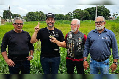 Deputado Delegado Camargo anuncia doação de terreno para associação de motociclistas em Porto Velho