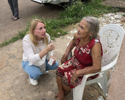 Ieda Chaves articula resgate de idosa e animais em Porto Velho