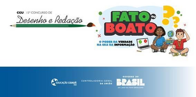 Concurso da CGU sobre Fato ou Boato com inscricoes ate 30 junho