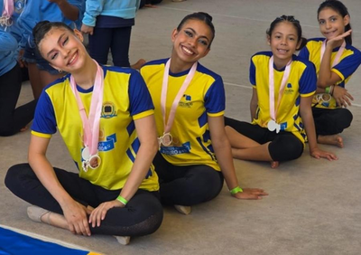Alunas do Projeto Construindo Campeões brilham em torneio de ginástica rítmica