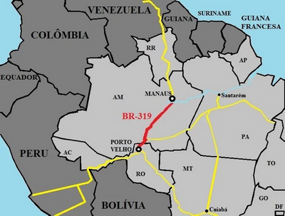 Comissão técnica estuda retomada da pavimentação da BR-319 na Amazônia