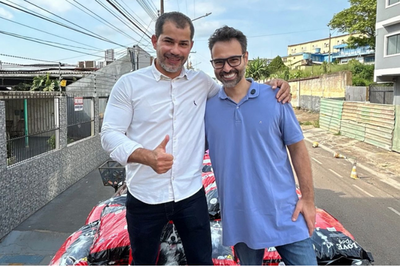 Vereador Nilton Souza participa da entrega de 18 toneladas de ração em Porto Velho