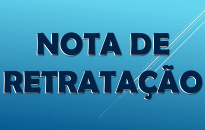 Jornal se retrata publicamente sobre matéria equivocada sobre ex-prefeito