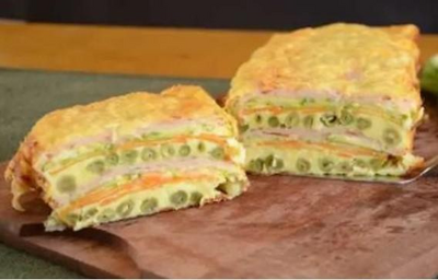 Omelete de forno em camadas: receita prática e saudável para até 5 porções