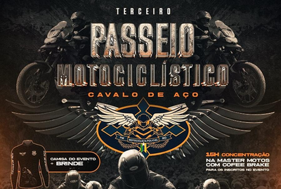 3º Passeio Motociclístico Cavalo de Aço acontece em Porto Velho em novembro