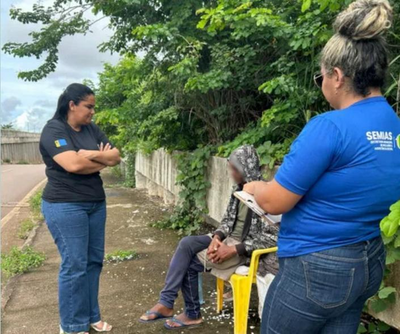 Prefeitura de Porto Velho oferece acompanhamento social a homem em situação de rua