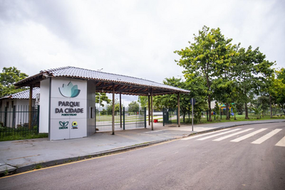 Parque da Cidade em Porto Velho fechado durante o dia para Natal Encantado