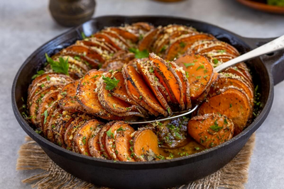 Batata-doce: energia e versatilidade na receita de gratinada deliciosa