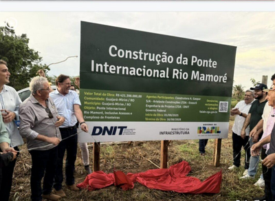 Início das obras da Ponte Binacional Brasil-Bolívia fortalece integração regional
