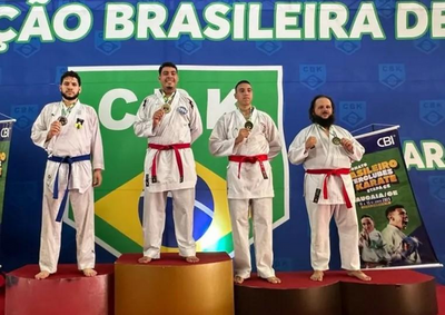 Rondônia conquista cinco medalhas no Campeonato Brasileiro de Karatê 2023