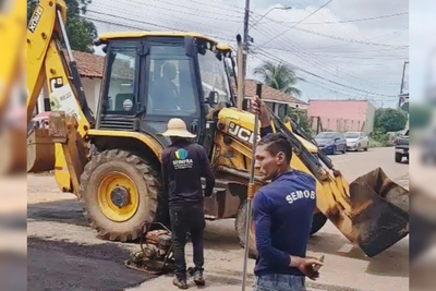 Tapa-buracos na Rua Andreia melhora tráfego em Porto Velho