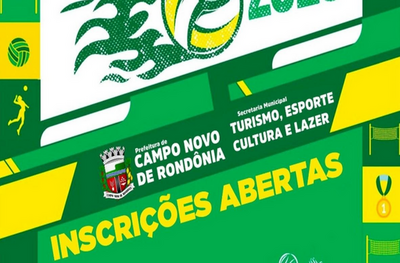 Campo Novo de Rondônia abre inscrições para Super Torneio Municipal de Voleibol 4x4