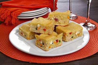 Receita fácil de torta de frango e requeijão de liquidificador