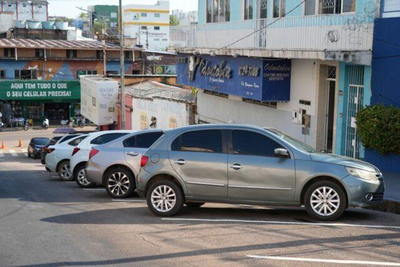 Prefeitura de Porto Velho inicia pintura de nova sinalização na rua Irmã Capelli