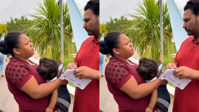 Vereador Marcos Combate reage a mãe em evento de Páscoa no Parque