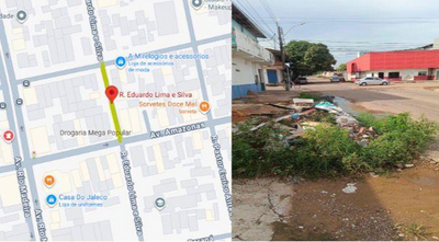 Vereador solicita limpeza e roçagem na Rua Eduardo Lima e Silva em Porto Velho