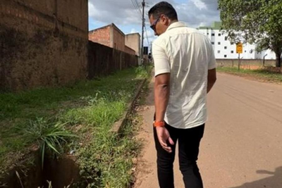 Vereador Dr Gilber faz vistorias em Novo Horizonte e aponta problemas de infraestrutura