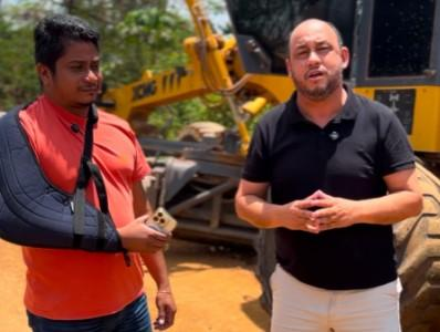 Vereador Wanoel Martins agradece a secretário por melhorias na estrada de São Sebastião
