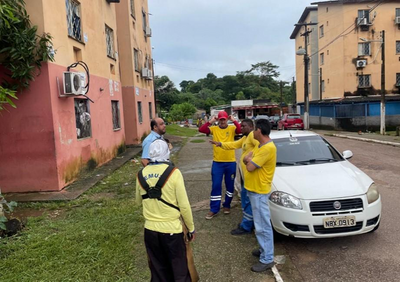 Vereador Wanoel Martins acompanha limpeza urbana no Bairro Triângulo em Porto Velho